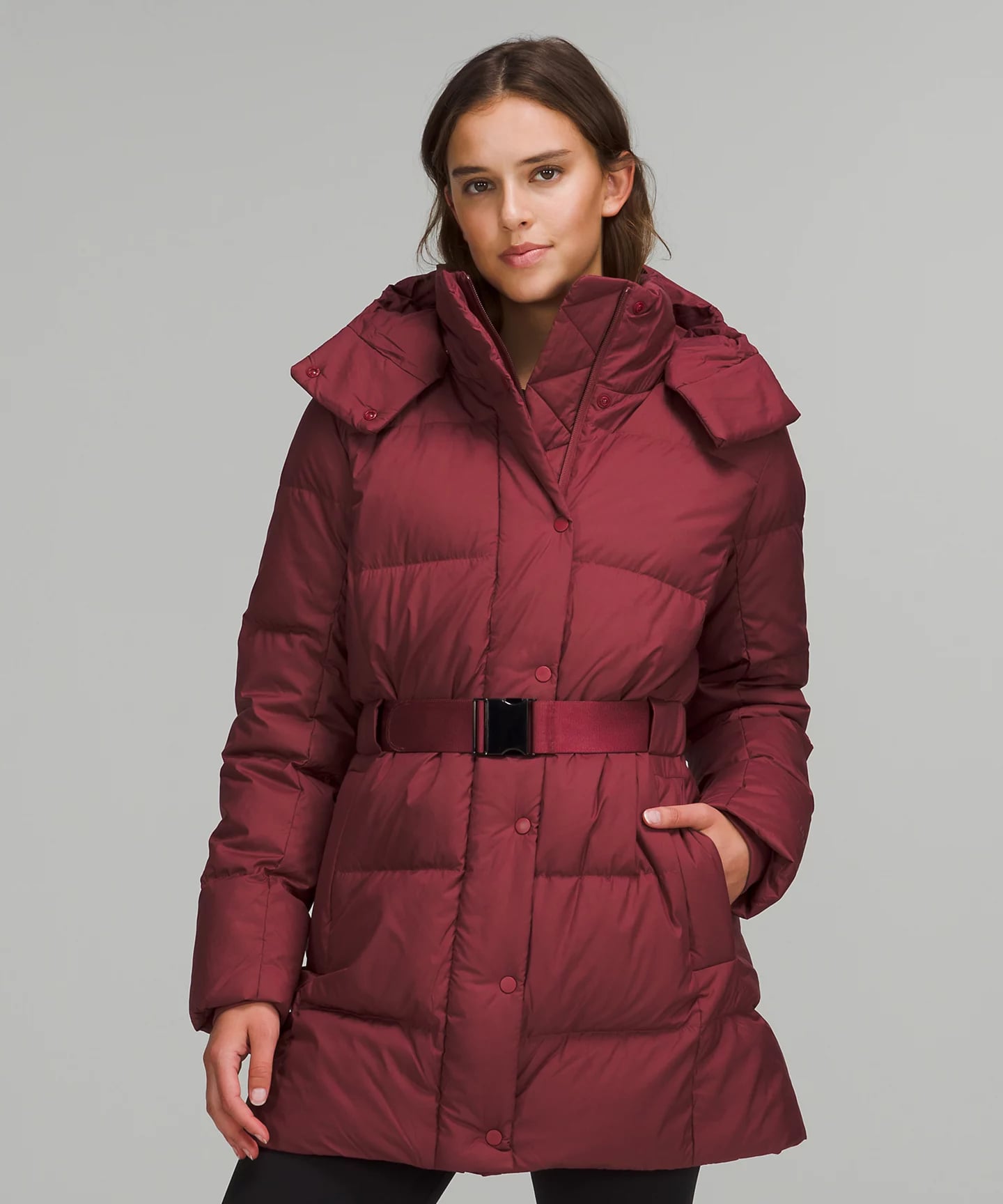 A Belted Puffer Jacket: lululemon Wunder Puff Waist Jacket | Get