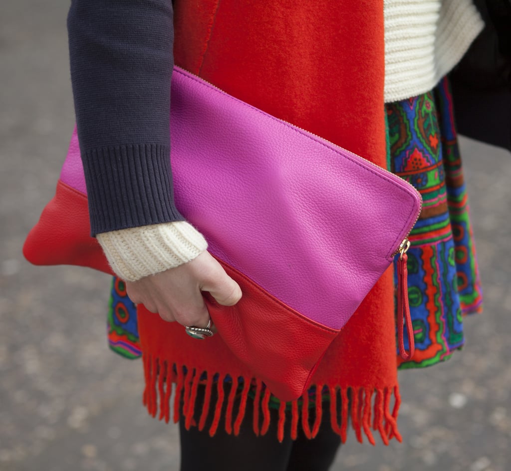 We love this chic (and very affordable) two-toned Gap clutch.
We love this chic (and very affordable) two-toned Gap clutch.