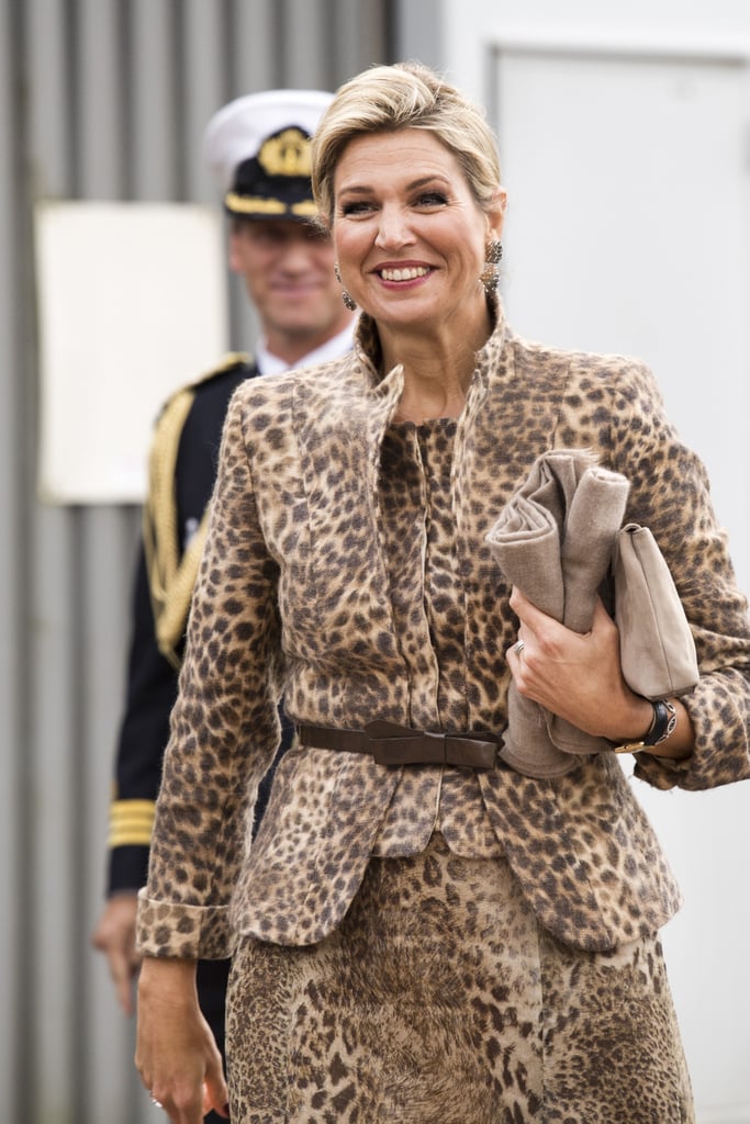 Queen Máxima attends a digital workshop in Enschede, The Netherlands.