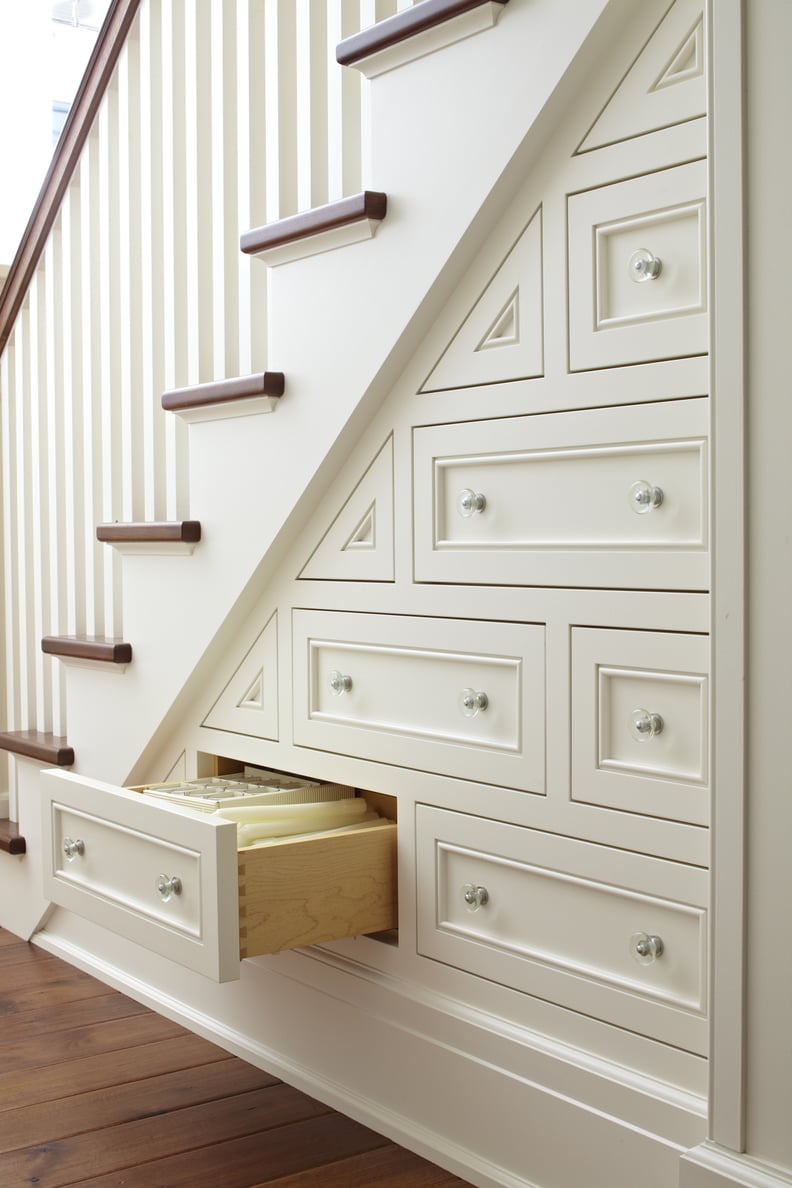 Hidden Stair Storage