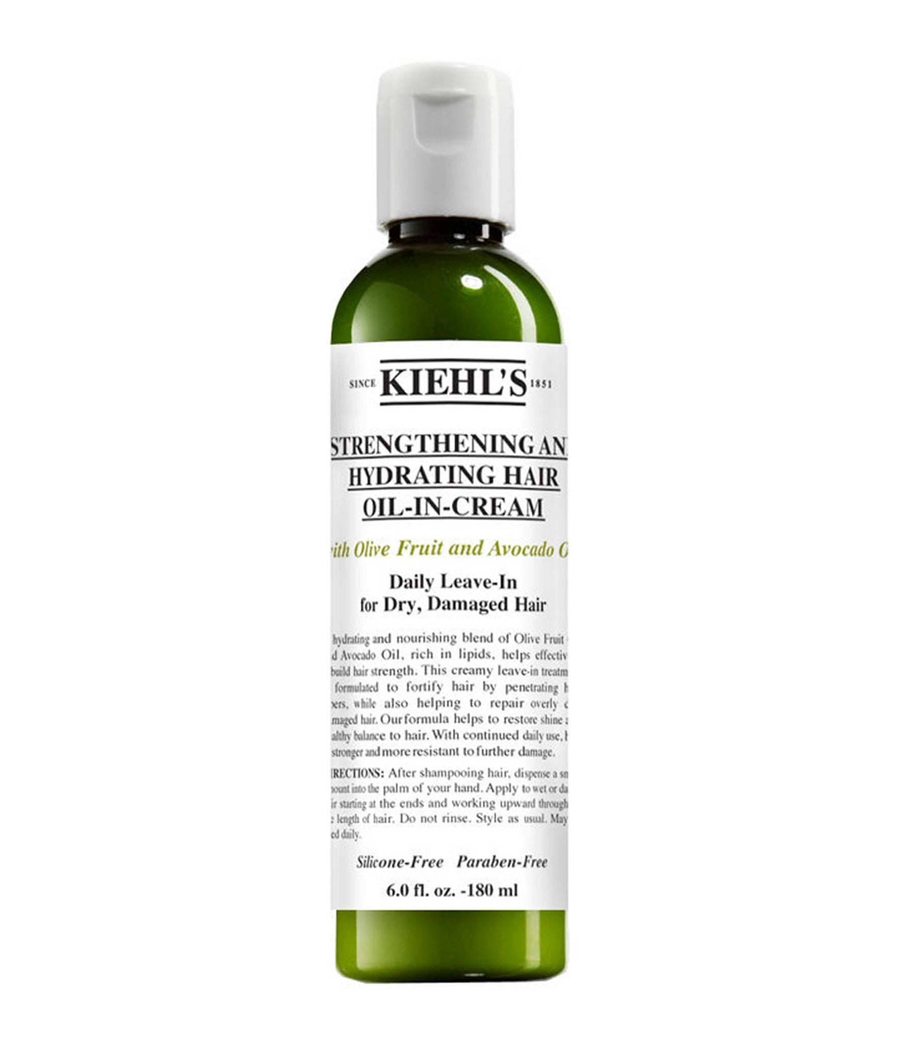 Kiehl's Since 1851 Strengthening and Hydrating Hair Oil-in-Cream | 9  Olive-Oil-Infused Products That'll Keep Your Hair Moisturized For Days |  POPSUGAR Beauty Photo 8