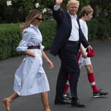 Melania Trump Chose This 1 Summer Staple for Her First Visit to Camp David