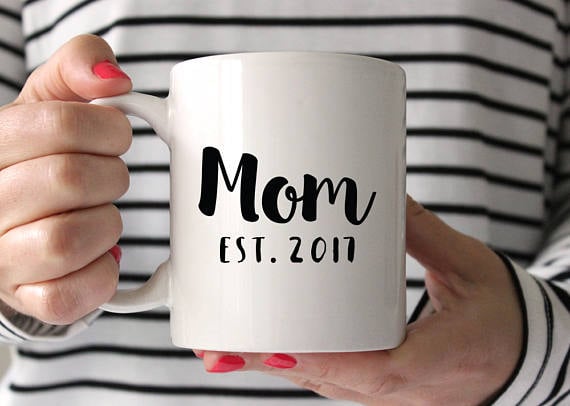 Mom Est. Mug