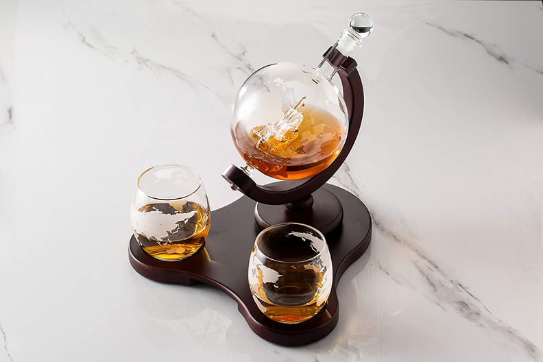 For the Home Bar: Verolux Whiskey Globe Decanter Set