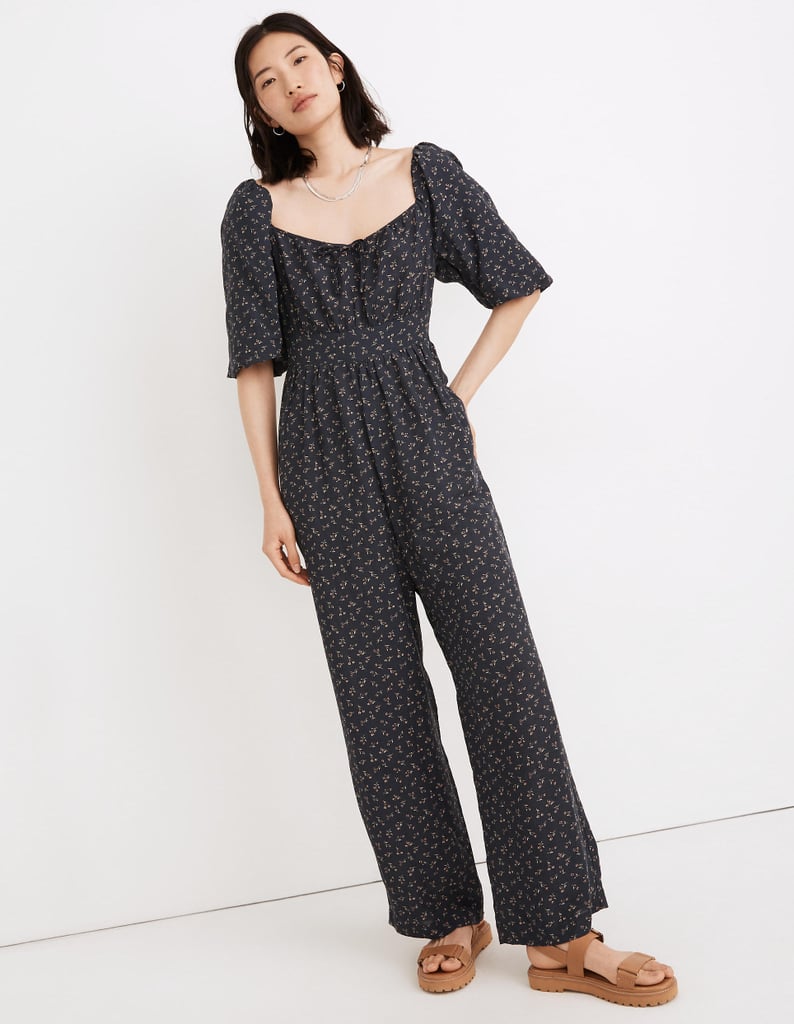 A Flowy Linen Jumpsuit