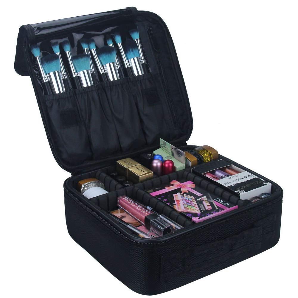 Travel Makeup Train Case Makeup Cosmetic Case Organizer