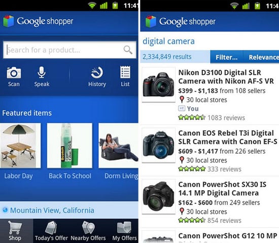 Google Product Price Comparison Phone App Popsugar Tech