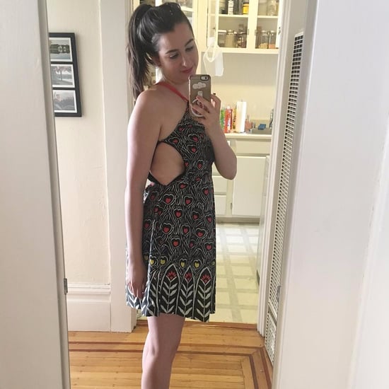 Girl Unable to Zip Her Dress Photo