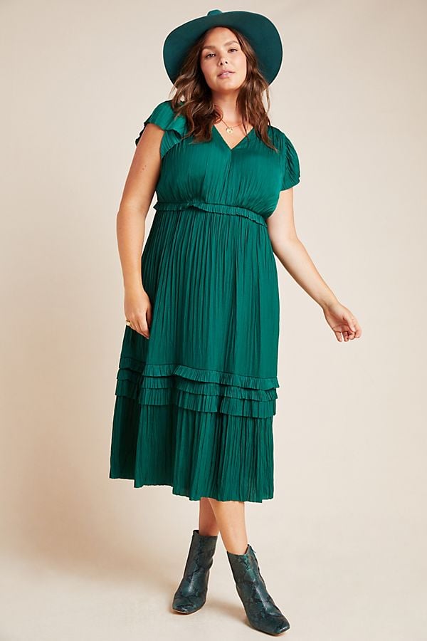 Current Air Sereia Pleated Midi Dress