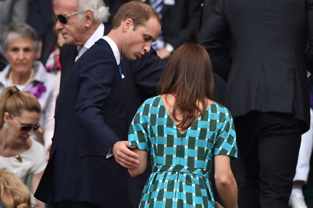 Kate Middleton and Prince William at Wimbledon 2014