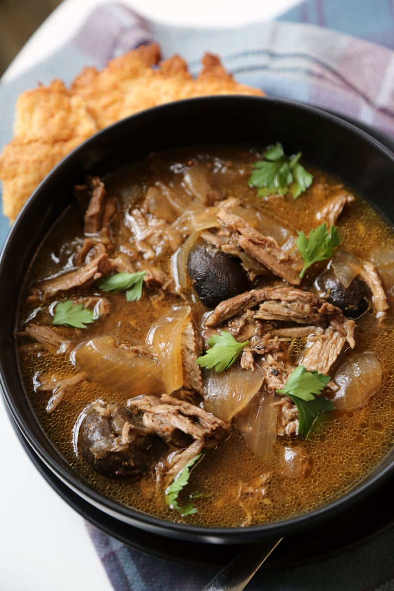 Slow-Cooker French Onion Pot Pie Soup