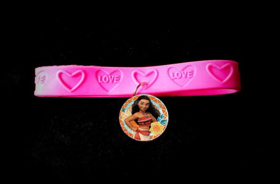 Moana Valentines Charm Bracelets