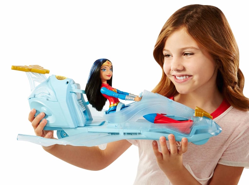 DC Super Hero Girls Wonder Woman Action Doll and Invisible Jet