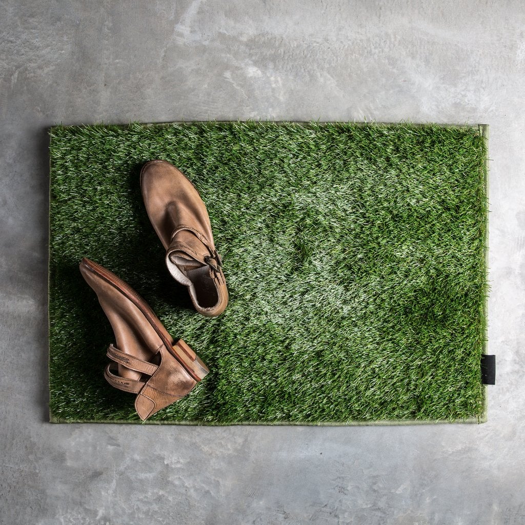 Faux Grass Mat (37) Farmhouse Porch Decor POPSUGAR Home Photo 9