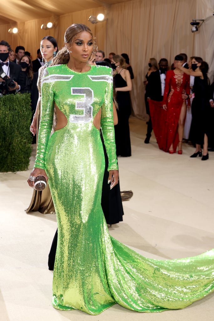 Ciara's Peter Dundas Jersey Dress at the 2021 Met Gala