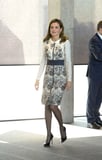 Queen Letizia's Dress Is as Fancy as the China You Use For Christmas Dinner
