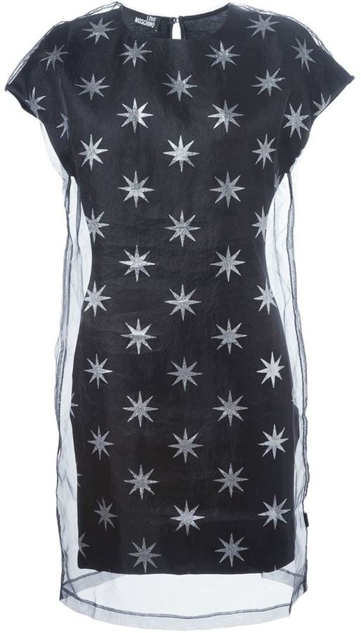 Love Moschino Star Print Shift Dress ($415)