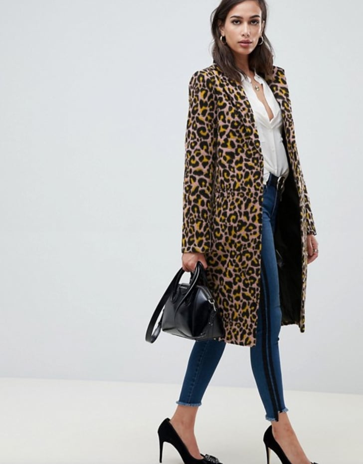 ASOS Leopard Coat | Victoria Beckham's Leopard Coat | POPSUGAR Fashion ...