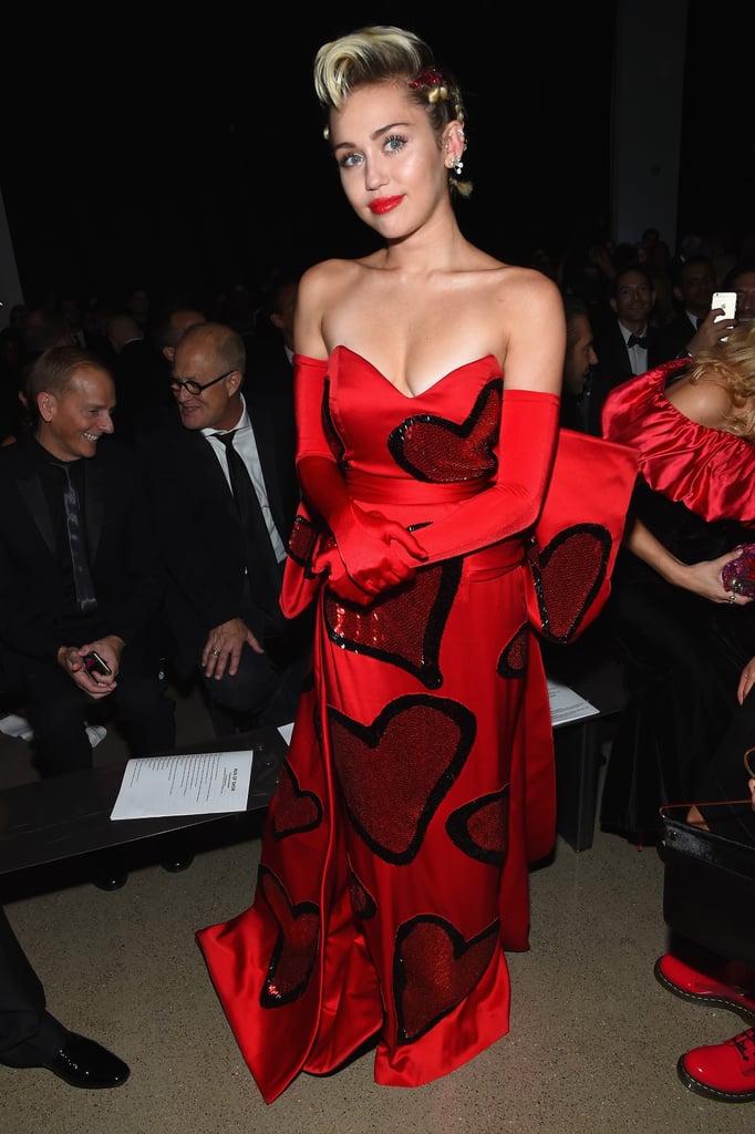 Miley Cyrus at the amfAR Inspiration Gala New 2015