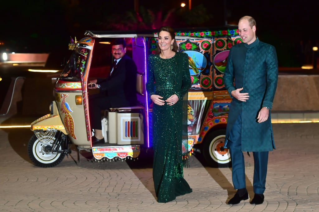 Kate Middleton's Green Jenny Packham Gown in Pakistan