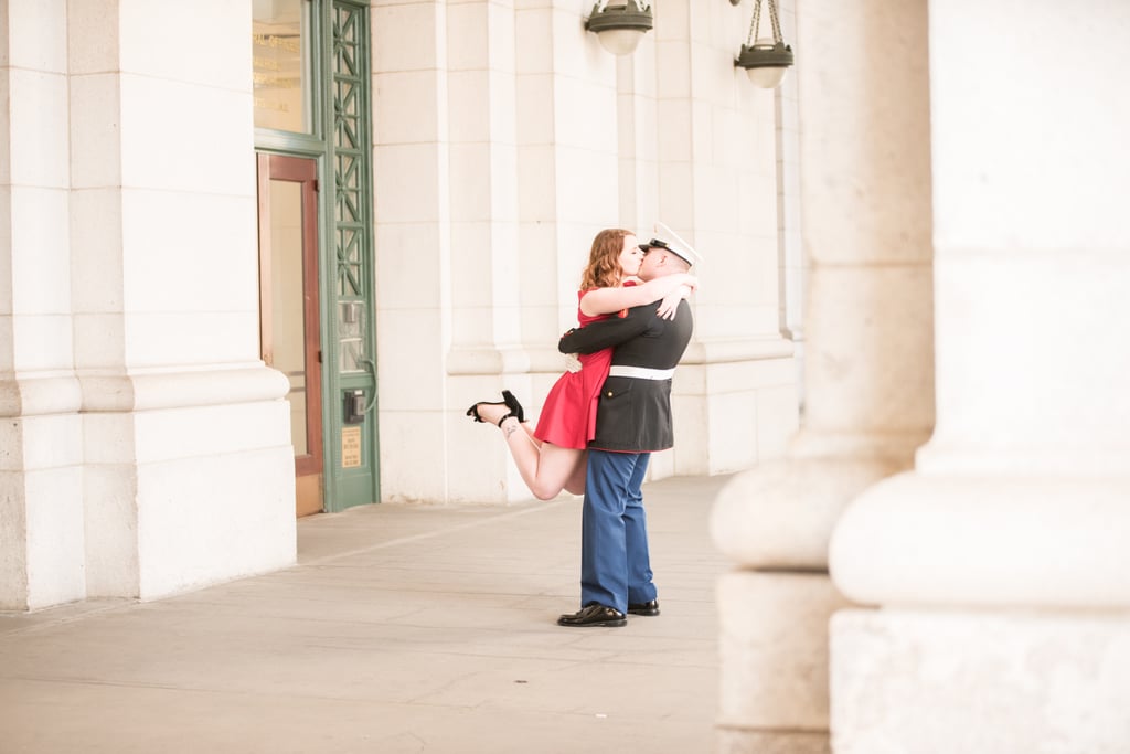 Military Couple Engagement Session in Washington DC