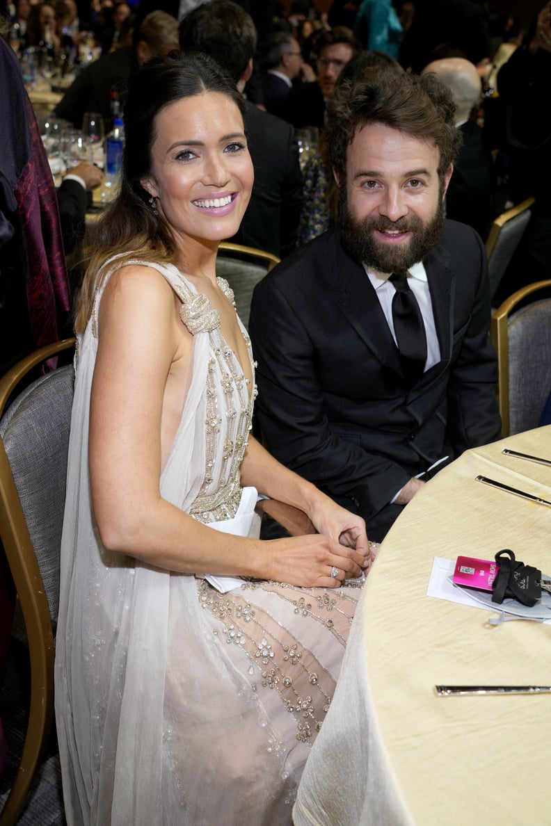 LOS ANGELES, CALIFORNIA - MARCH 13: (L-R) Mandy Moore and Taylor Goldsmith attend the 27th Annual Critics Choice Awards at Fairmont Century Plaza on March 13, 2022 in Los Angeles, California. (Photo by Kevin Mazur/Getty Images for Critics Choice Associati