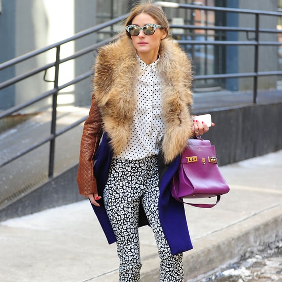 Olivia Palermo's Leopard-Print Banana Republic Pants