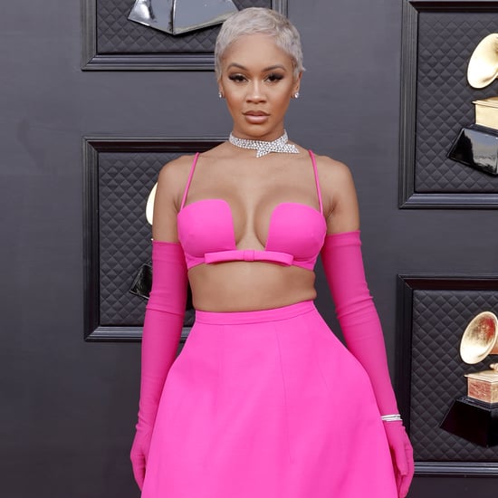 Saweetie's Pink Valentino Look at the Grammy Awards