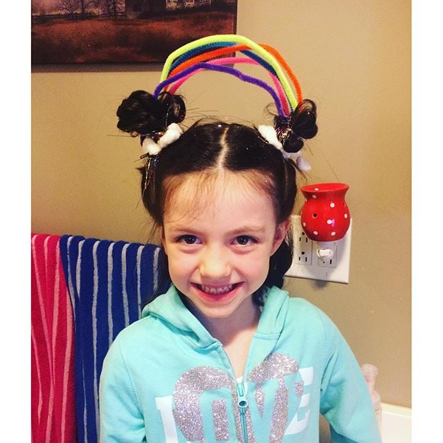 A Rainbow You Ve Never Seen Wacky Hair Day Ideas As Crazy As