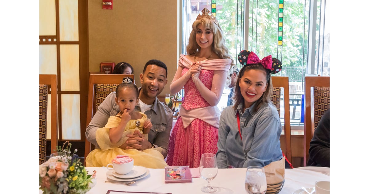 Baby Toddlers Kids Parenting John Legend And Chrissy Teigen Celebrate Luna S 3rd Birthday With A Family Trip To Disneyland Popsugar Family Photo 2