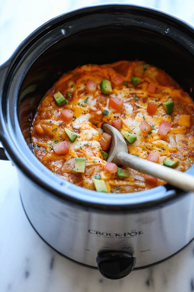 Enchilada Stack 19 Mexican Crockpot Recipes That Your Kids Are Going