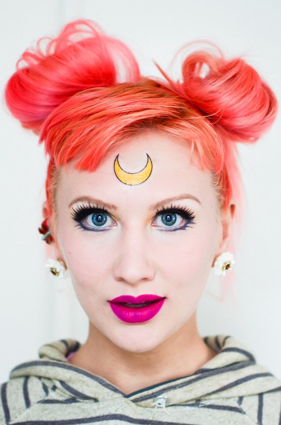 Sailor Moon-Inspired Good vs. Evil Crescent Tattoos