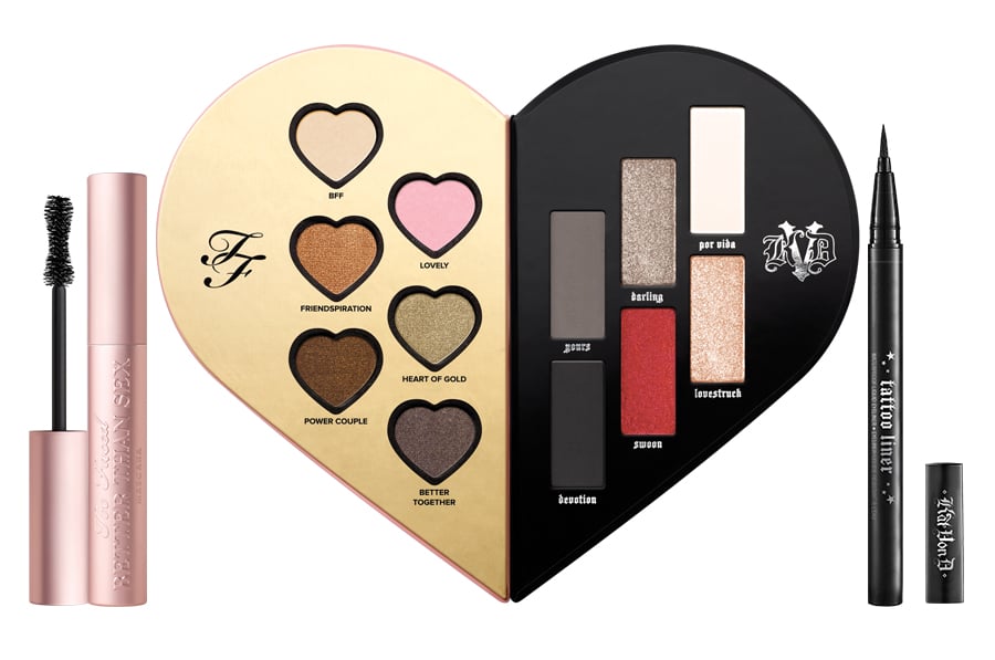 "Nothing screams true love more than this palette! Inspired by true friendship between Jerrod [the founder of Too Faced Cosmetics] and myself, this limited-edition will definitely be on any makeup-junkies Christmas wishlist. But ill warn you: this one will sell out quickly, so get yours while its hot!" 
 TooFaced x Kat Von D Better Together Collection Heart Shaped Palette ($65)