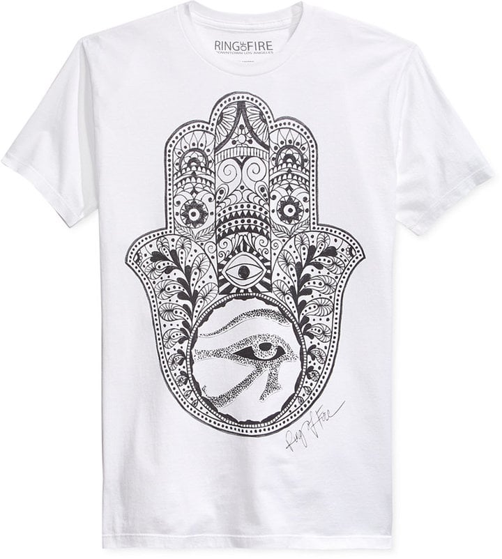 Ring of Fire Hamsa Graphic T-Shirt ($24)