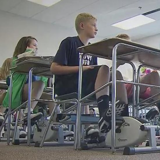 Middle School Teacher Adds Cycling Machines to Desks