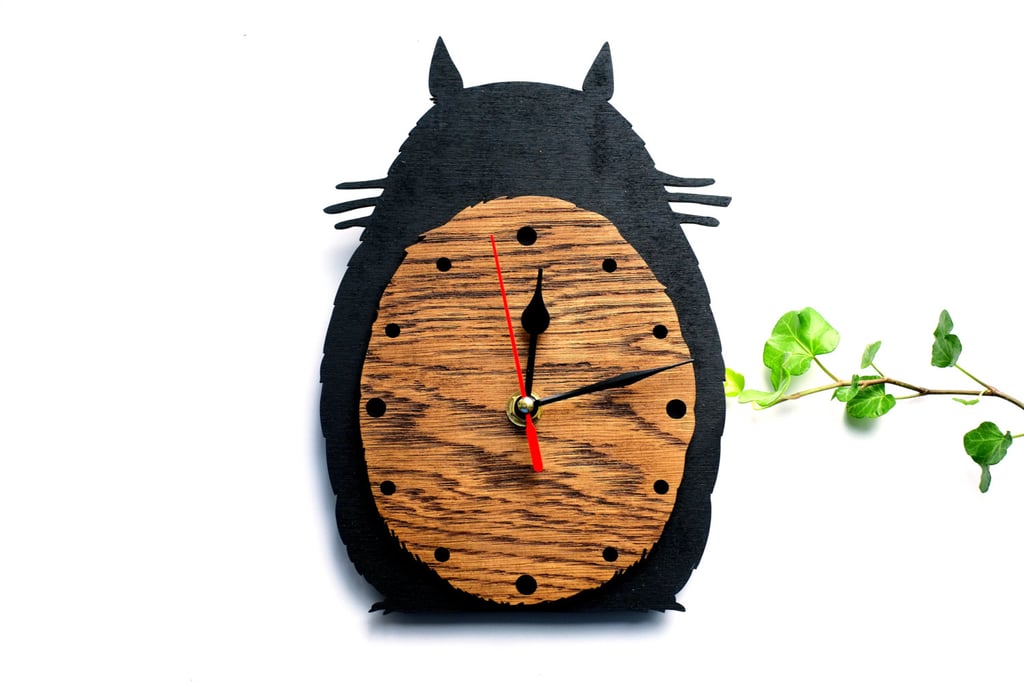 Totoro Wooden Wall Clock ($22)