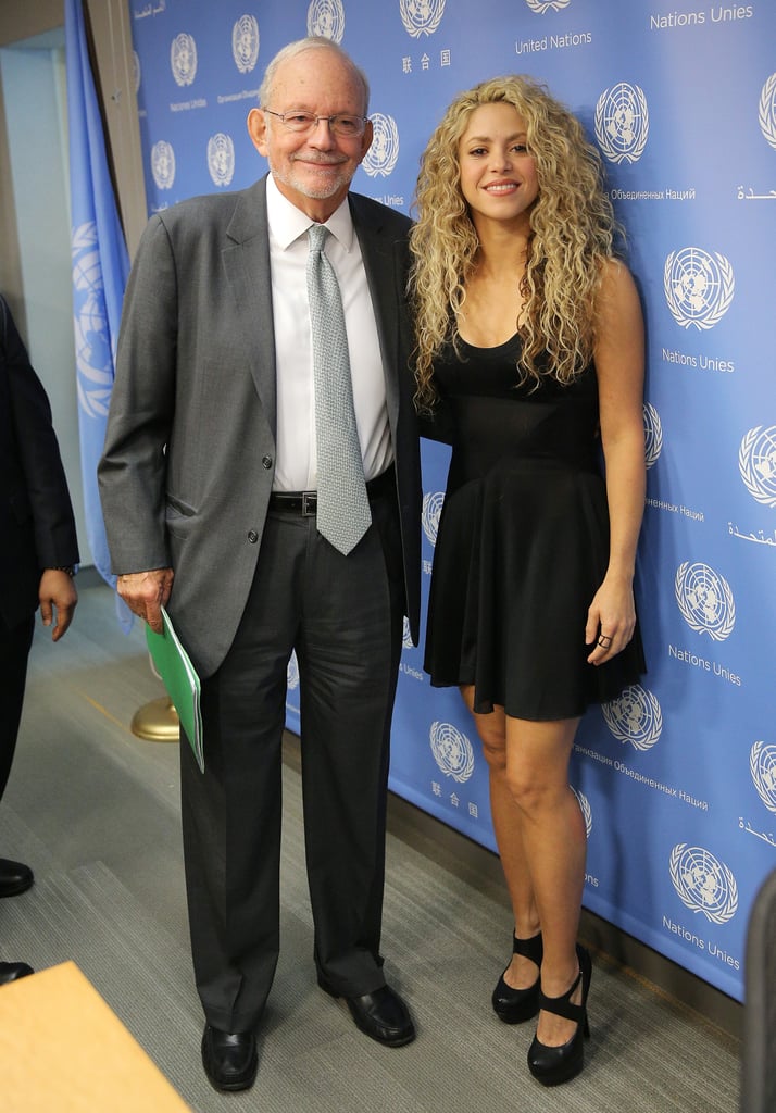 Shakira With Blond and Brown Hair September 2015