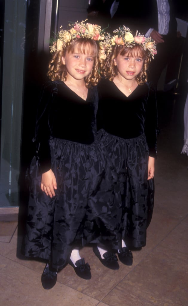 The two wore matching ensembles at the annual Writers Guild of America Awards back in 1994. They topped off their looks with ringlets and floral crowns.