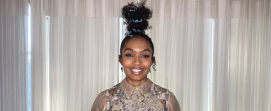 Yara Shahidi's Topknot at the 2021 Critics' Choice Awards