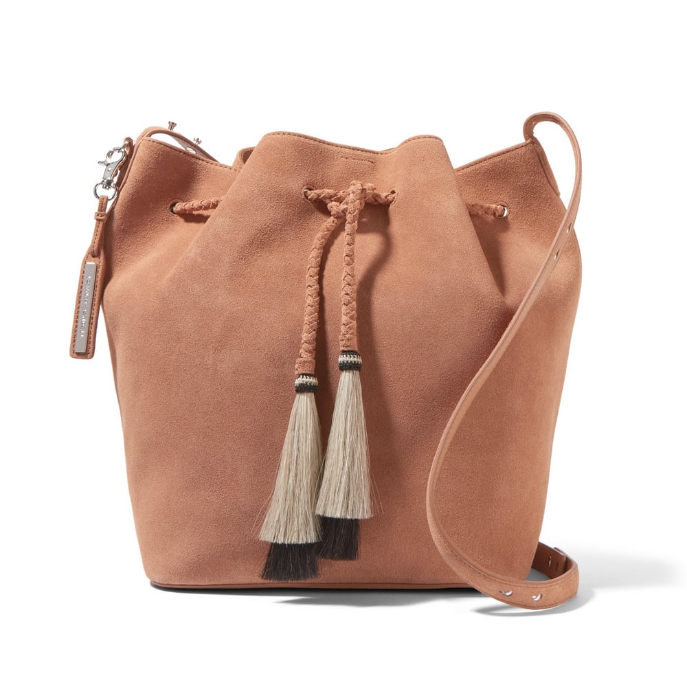 Loeffler Randall Tasseled Suede Bucket Bag - Tan ($450)