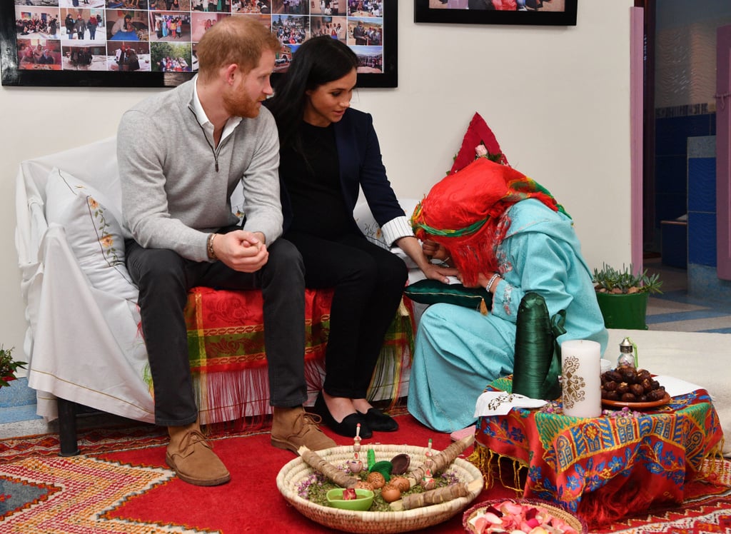 Meghan Markle Gets Henna Tattoo in Morocco Feb. 2019