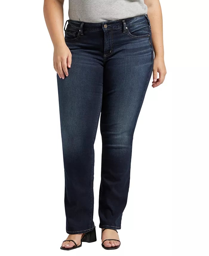 Low-Rise Bootcut Jeans