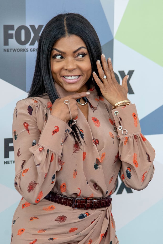 Taraji P. Henson Engagement Ring at Fox Upfronts May 2018