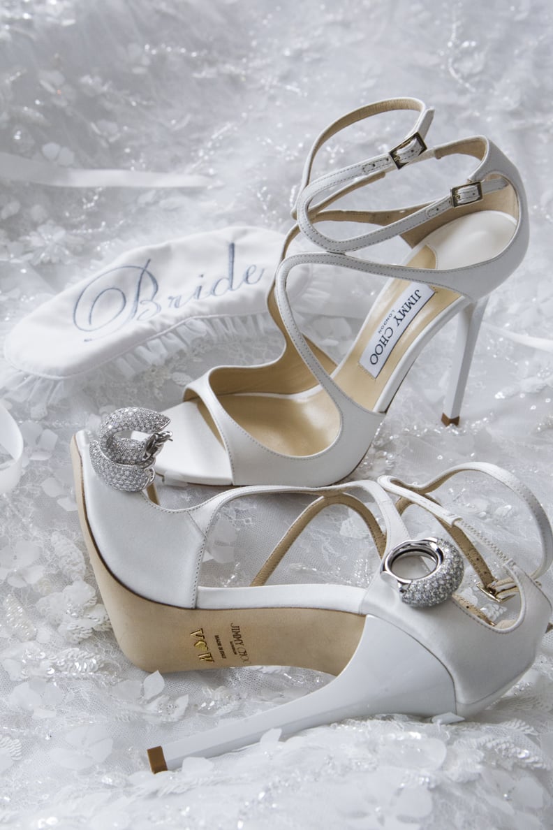 The Bride's Jimmy Choo Heels Had Her Initials Engraved on the Soles