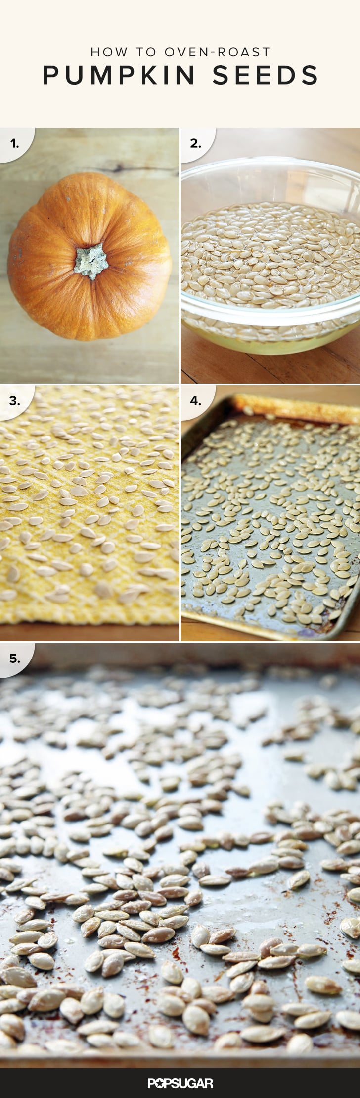 How to Oven Roast Pumpkin Seeds POPSUGAR Food Photo 6