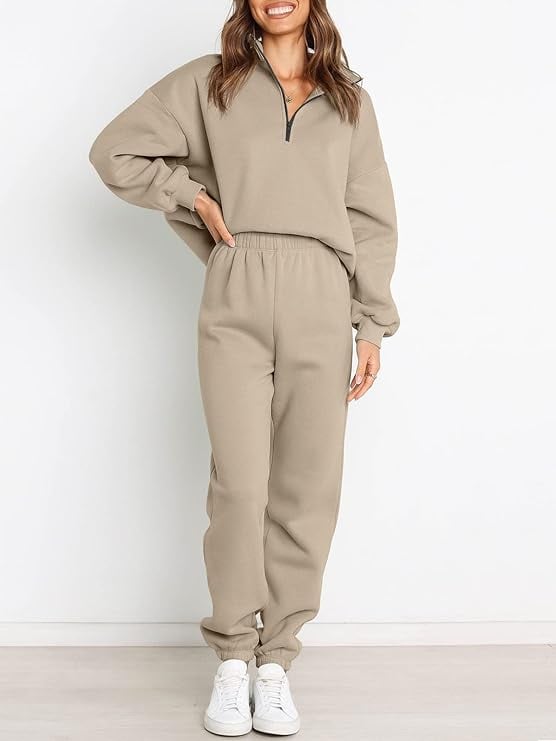 Best Half-Zip Pullover Sweat Set