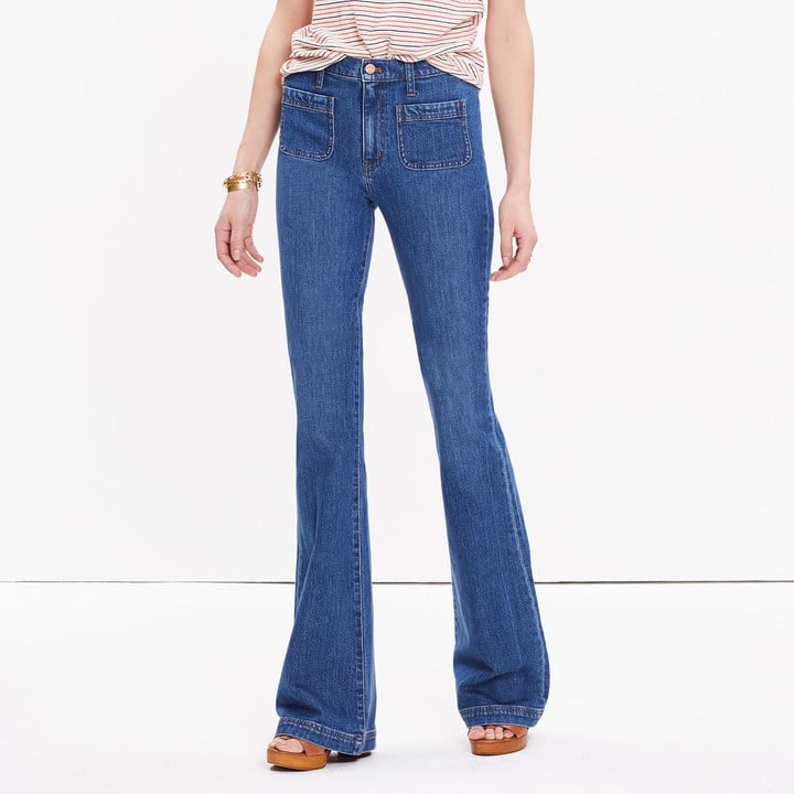 Madewell 'Flea Market' Flare Jeans: Sailor Edition in Lucy Wash ($135 ...