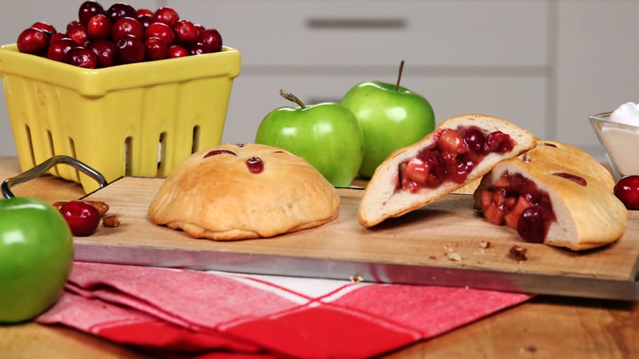 Apple-Cranberry Biscuit Pies
