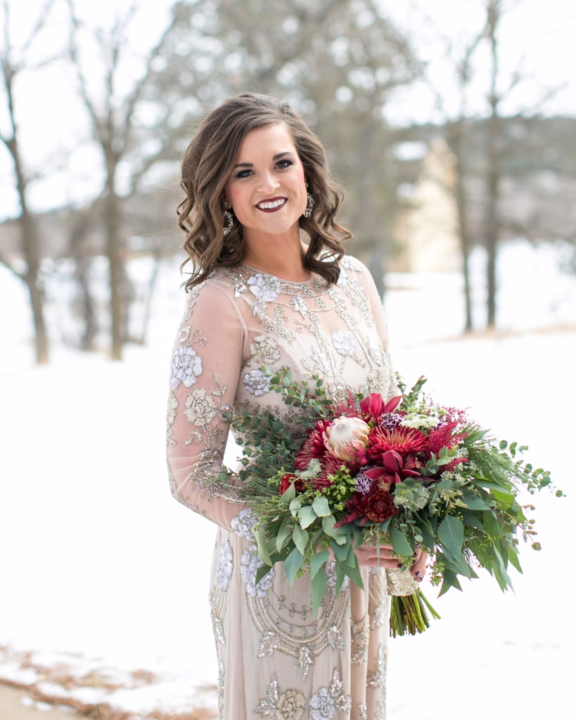 A sparkly dress is perfect for the festive season.