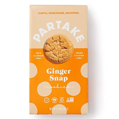 Partake Crunchy Cookies - GingerSnap